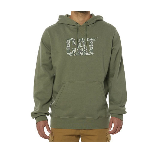 Caterpillar Men's Foundation Hooded Sweatshirt Hoodies Green CAT-12068